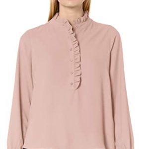 Women's standard long sleeve button up shirt